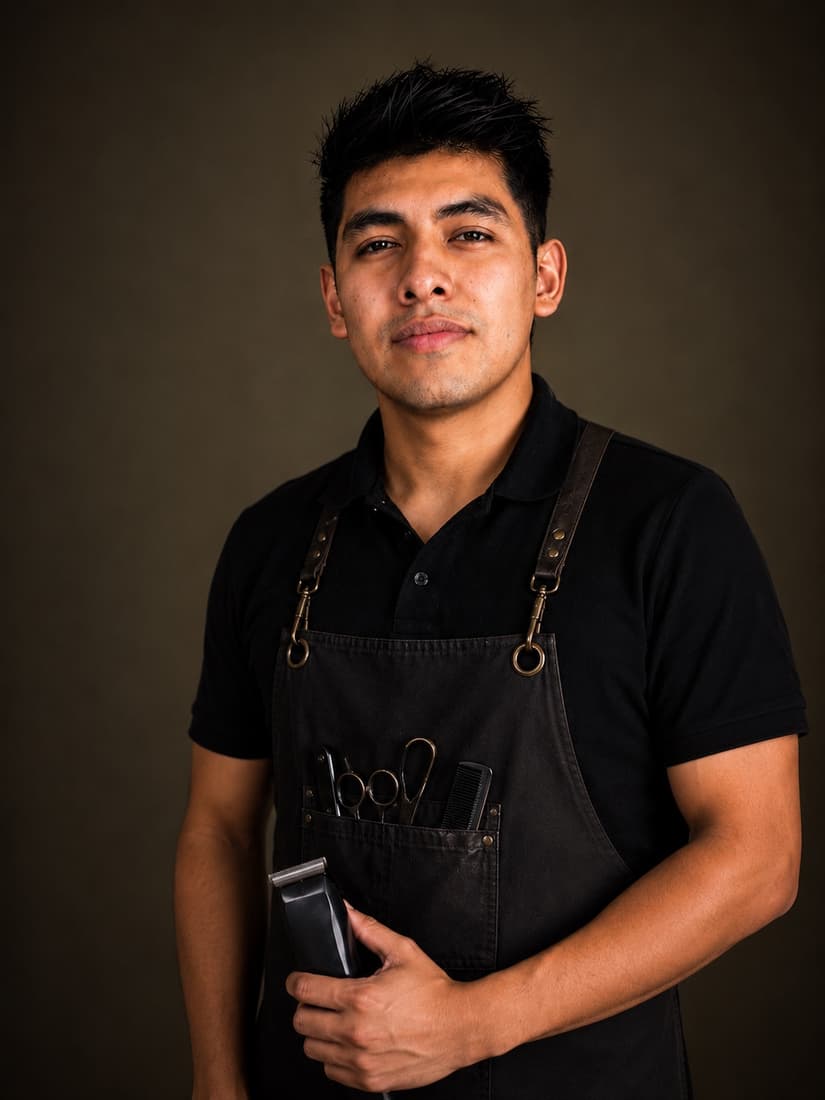 Francisco Paco, barbero de Mister Barber Shop